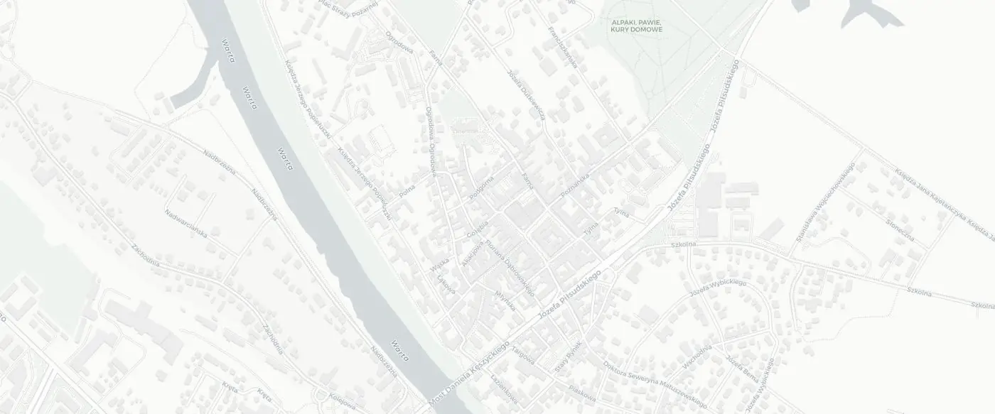 Mapa dojazdu do salonu VisionOptyk Śrem